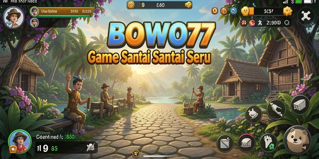 Tangkapan layar <strong>BOWO77</strong> yang menunjukkan aksi gameplay yang seru dan penuh warna.