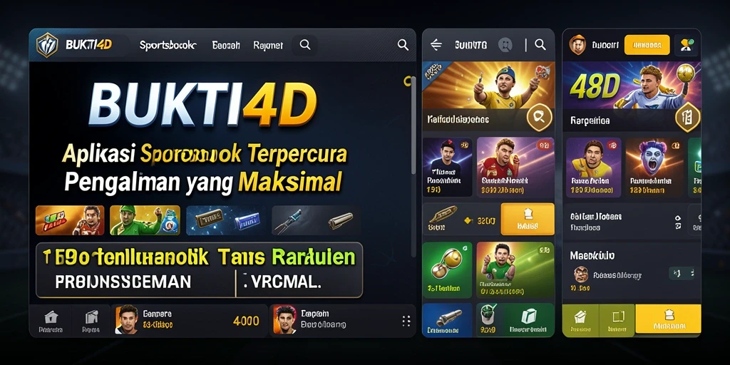 Tampilan gameplay Sportsbook BUKTI4D yang menarik dan interaktif.