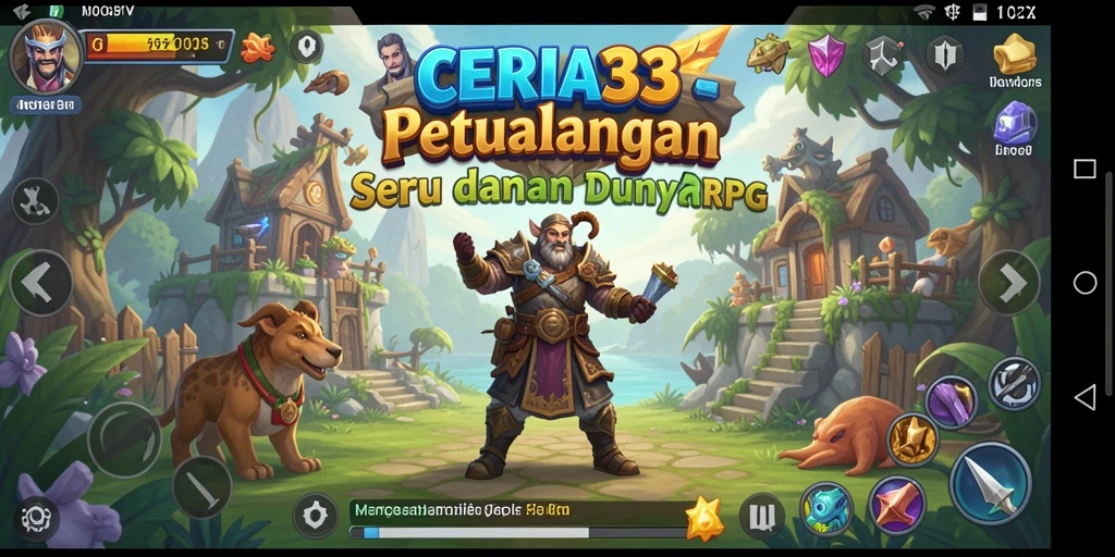 Tampilan menarik dari gameplay CERIA33 yang mendebarkan.