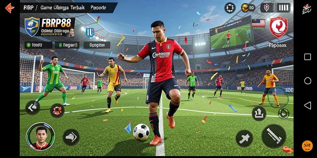 Tangkapan layar dari gameplay <strong>FBRP88</strong> yang menampilkan momen seru dalam olahraga.