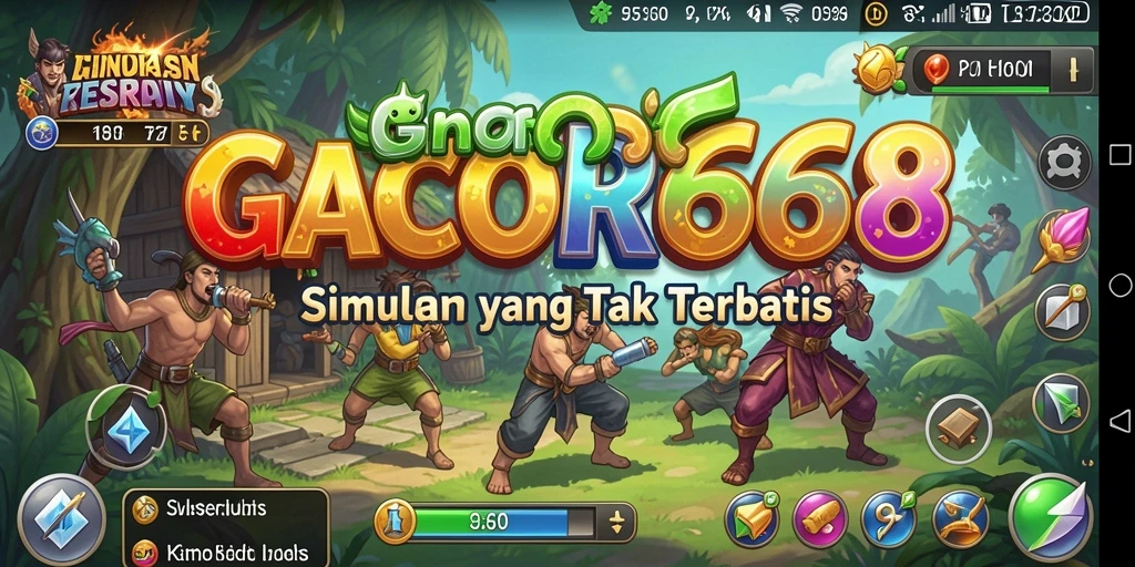 Tampilan menarik dari gameplay GACOR668 di dalam simulasi.