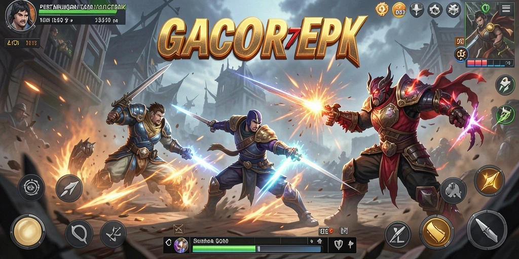 Screenshot aksi mendebarkan dari gameplay GACOR77.
