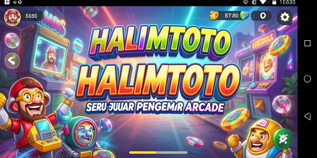 Tampilan gameplay seru dan menantang di HALIMTOTO.