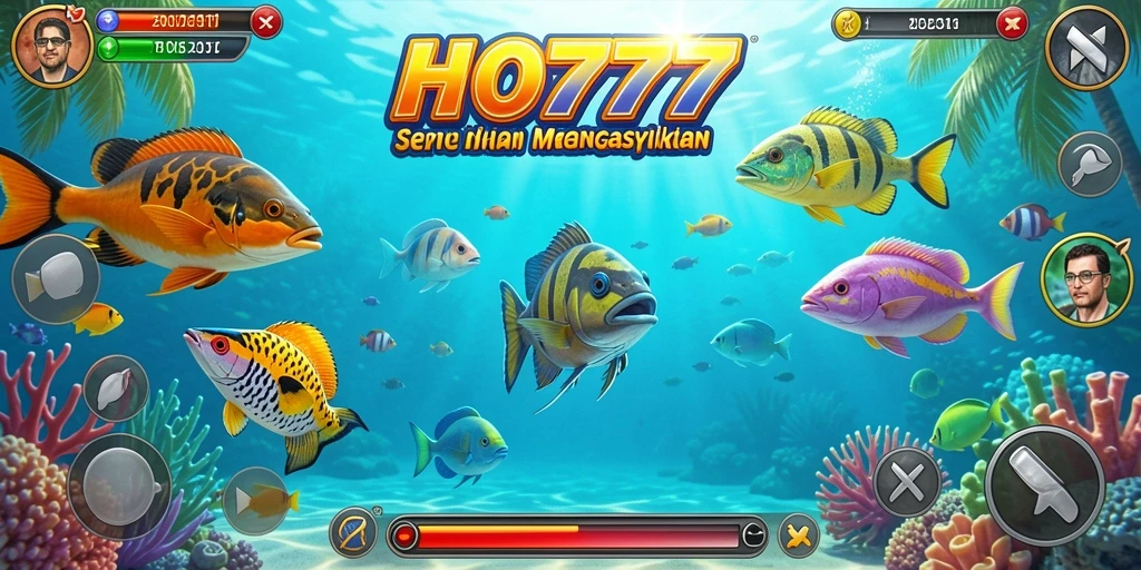 Tampilan gameplay HO777 yang seru dan penuh aksi Tembak Ikan.
