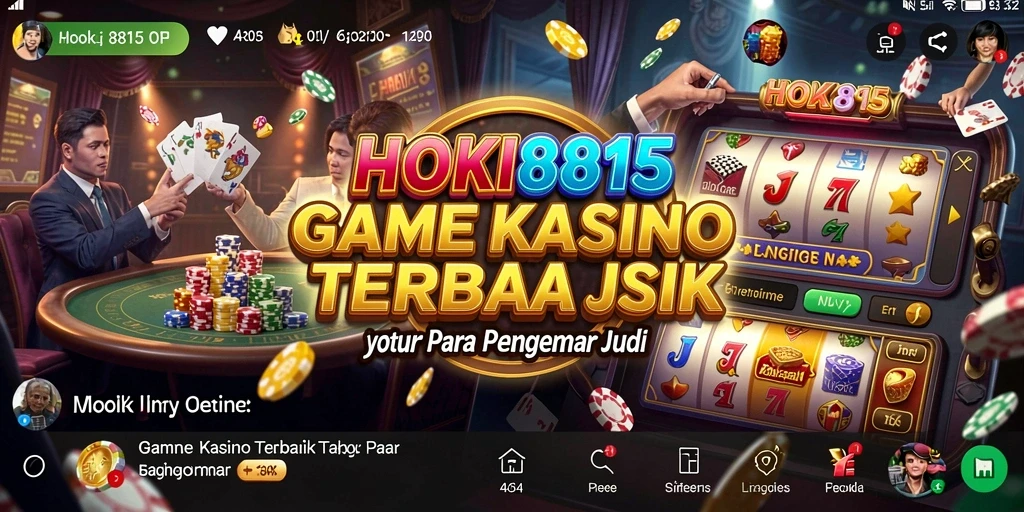 Tampilan menarik dari permainan Kasino HOKI8815 yang mengasyikkan.