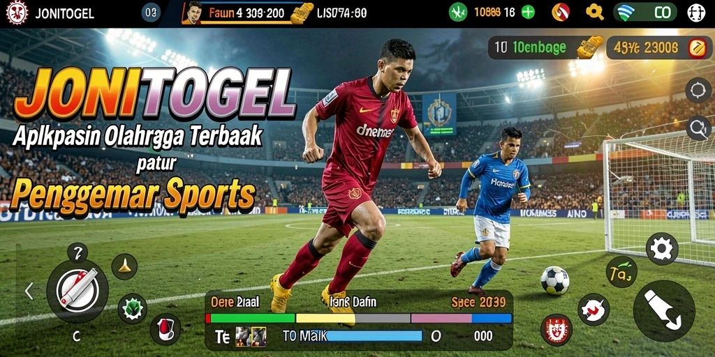 Screenshot gameplay JONITOGEL menampilkan aksi olahraga yang mendebarkan.