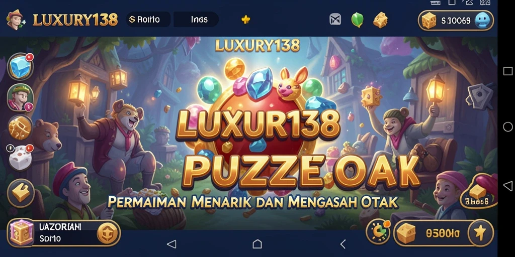 Screenshot gameplay LUXURY138 dengan tantangan Puzzle menarik.