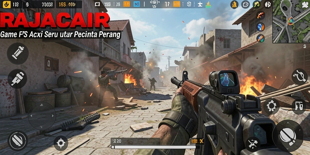 Gameplay mendebarkan dari RAJACAIR yang penuh aksi FPS.