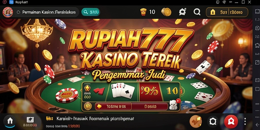 Tampilan gameplay kasino yang menarik di RUPIAH777.
