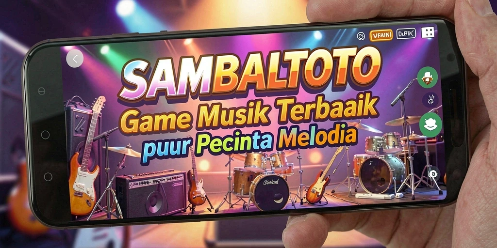 Screenshot gameplay SAMBALTOTO menampilkan keseruan bermain musik.