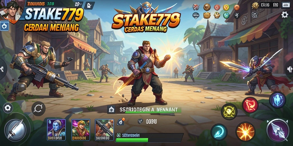 Screenshot gameplay STAKE779 menampilkan pertempuran strategi yang mendebarkan.