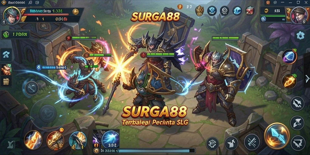 Tampilan gameplay menarik dari SURGA88 dengan aksi strategis.