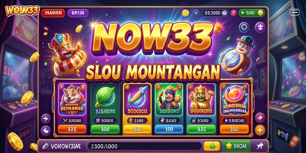 Tampilan gameplay WOW33 yang menarik dalam permainan Slot.
