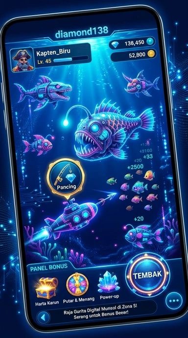 Screenshot tampilan antarmuka pengguna diamond138 yang ramah pengguna.