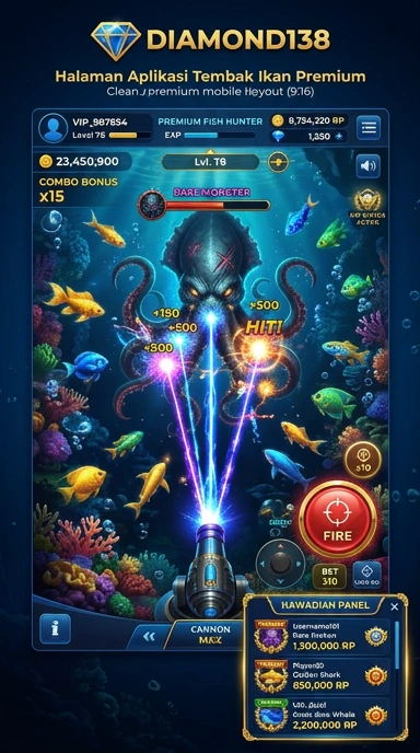 Tampilan halaman detail aplikasi di diamond138.